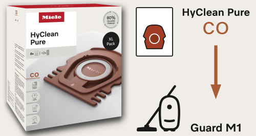 Miele CO Hyclean Pure Vaccum Bags 12557080