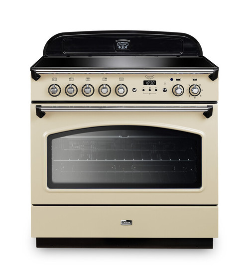 Falcon Classic FX 90 Induction Single Oven Cooker Cream Chrome CLAS90FXEICRC