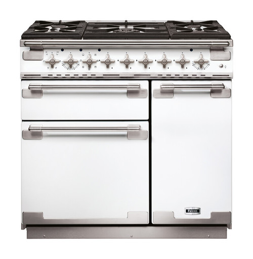 Falcon Elise 90cm Dual Fuel Range Cooker White ELS90DFWH