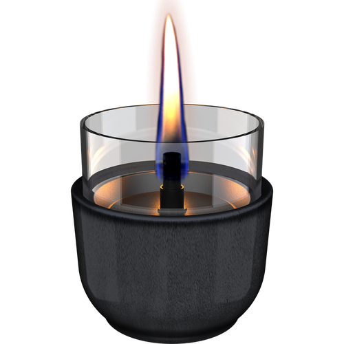 Tenderflame Violet 8 Reactive Glaze Black TF600271