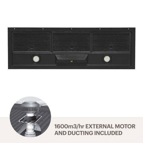Amore Lucia 90cm Undermount Rangehood UMLUCIA9BM16