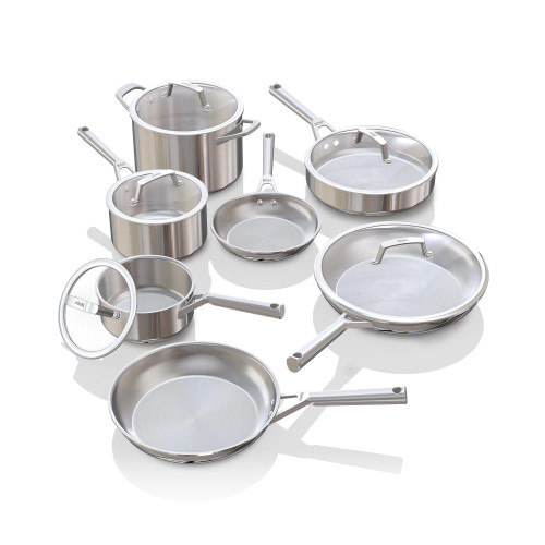 Ninja EverClad Commercial Grade Stainless Steel Cookware 7 Piece Set C99012