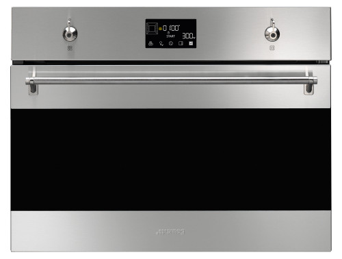 Smeg Classic 45cm Compact Combi Microwave Oven SOA4302M1X