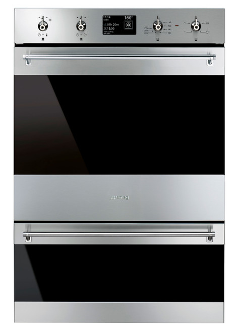 Smeg Classic 60cm Built-In Double Multifunction Oven DOSPA6395X