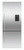Fisher & Paykel 413L Ice & Water Bottom Mount Refrigerator