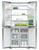 Fisher & Paykel 498L Quad Door Ice & Water Refrigerator RF500QNUX1