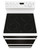 Westinghouse 60cm Freestanding Oven with Electric Cooktop WLE645WCB