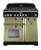 Falcon Classic Deluxe 90cm Dual Fuel Range Cooker Olive Green Chrome CDL90DFOGC