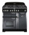 Falcon Classic Deluxe 90cm Dual Fuel Range Cooker Slate Chrome CDL90DFSLC