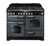 Falcon Classic Deluxe 110cm Dual Fuel Range Cooker Slate Chrome CDL110DFSLCH