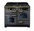 Falcon Classic Deluxe 110cm Dual Fuel Range Cooker Slate Brass CDL110DFSLBR