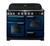 Falcon Classic Deluxe 110cm Induction Range Cooker Regal Blue Chrome CDL110EIRBC