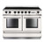 Falcon Continental 110cm 5 Zone Induction Range Cooker White FCON1092EIWH