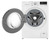 LG 10kg Front Load Washer 6kg Dryer Combo WVC51410W