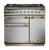 Falcon Elise Luxe 90cm Dual Fuel Range Cooker Stainless Steel Cooktop ELS90DFSSAB