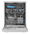 Midea Freestanding Dishwasher MDWPF1433FSSWG