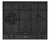 Smeg Classic 60cm Gas on Glass Cooktop PX364LMBAU