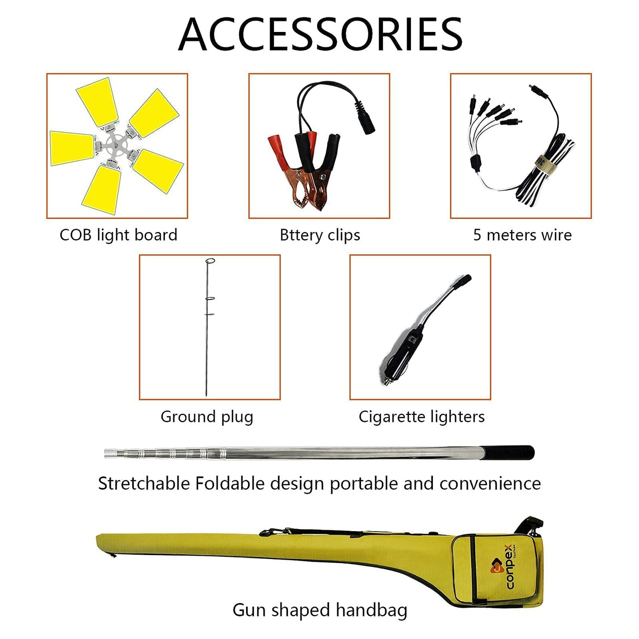 Portable Camp Light: Bright Illumination for the Outdoors