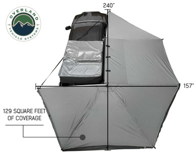 Nomadic Awning 270 with Complete Wall Package - Passenger Side