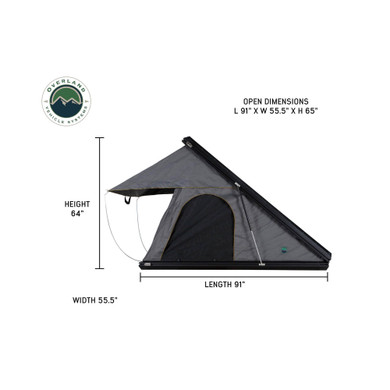 Mamba 3 Rear Opening Roof Top Tent - 3 Person