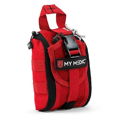 My Medic - TFAK Trauma First Aid Kit - Essential Life Saving Items, Red