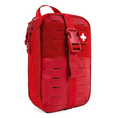 My Medic - MyFAK Standard First Aid Kit - Comprehensive, 132 Items, for 2-4 People, Red