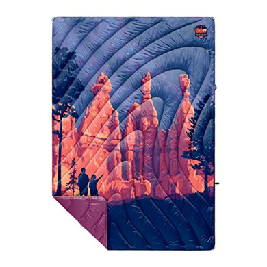 Rumpl The Original Puffy | Printed Outdoor Camping Blanket for Traveling, Picnics, Beach Trips, Concerts | Bryce Canyon National Park, 1-Person
