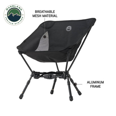 Compact Camping Chair with Collapsible Aluminum Frame