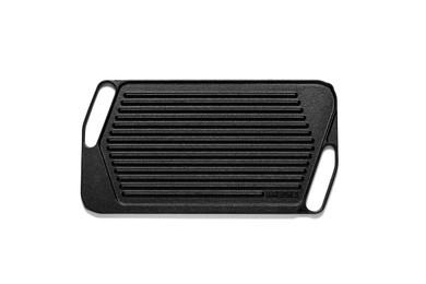 Barebones Cast Iron Grill Griddle - Reversible Flat Top Griddle Grill, Cast Iron Plate, pre-seasoned,