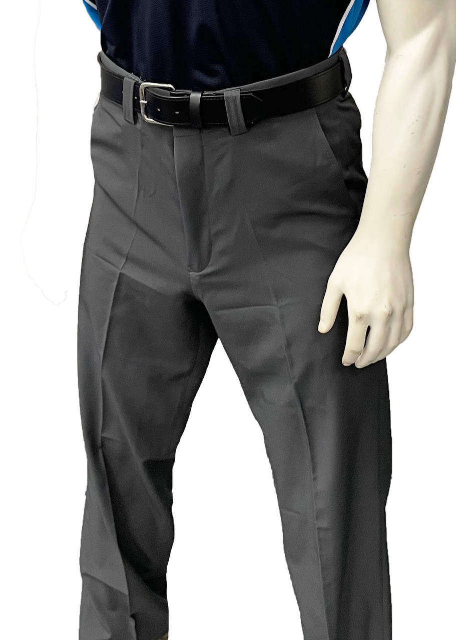 NEW Men's Smitty 4-Way Stretch FLAT FRONT UMPIRE PLATE PANTS with SLASH  POCKETS EXPANDER WAISTBAND