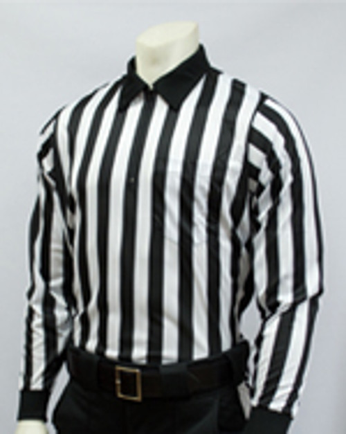 Smitty 2 inch Stripe Short Sleeve Body Flex® Football Referee Shirt No Flag