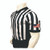 Smitty Made in USA **NEW "BODY FLEX" Mens 1" Black and White Striped V-Neck Basketball Referee Shirt w/Side Panel