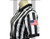 Smitty Made in USA **NEW "BODY FLEX"  Womens 1" Black and White Striped V-Neck Basketball and Wrestling Referee Shirt