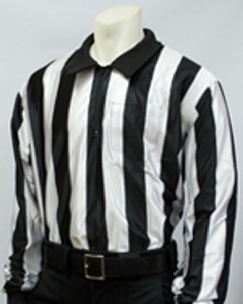 2 1/4" Stripes Smitty Hybrid Water Proof Long Sleeve Football Referee Shirt