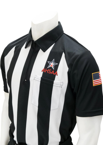 AHSAA Smitty "Made in USA" - "BODY FLEX" Football Men's Short Sleeve Shirt