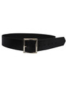 Referee Leather Belt-Black Major League Style 1 3/4"