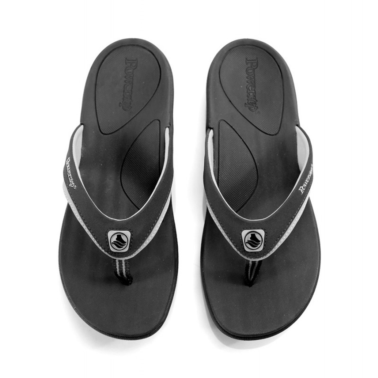 Powerstep Fusion Black Sandals for 