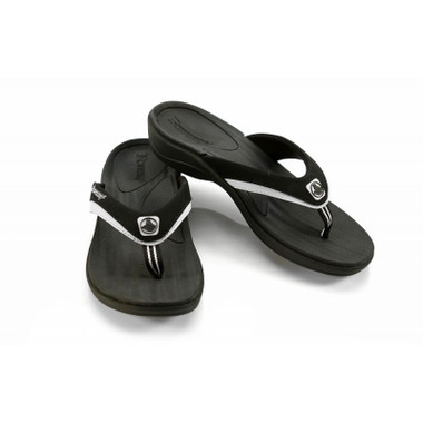 Powerstep Fusion Black Sandals for 