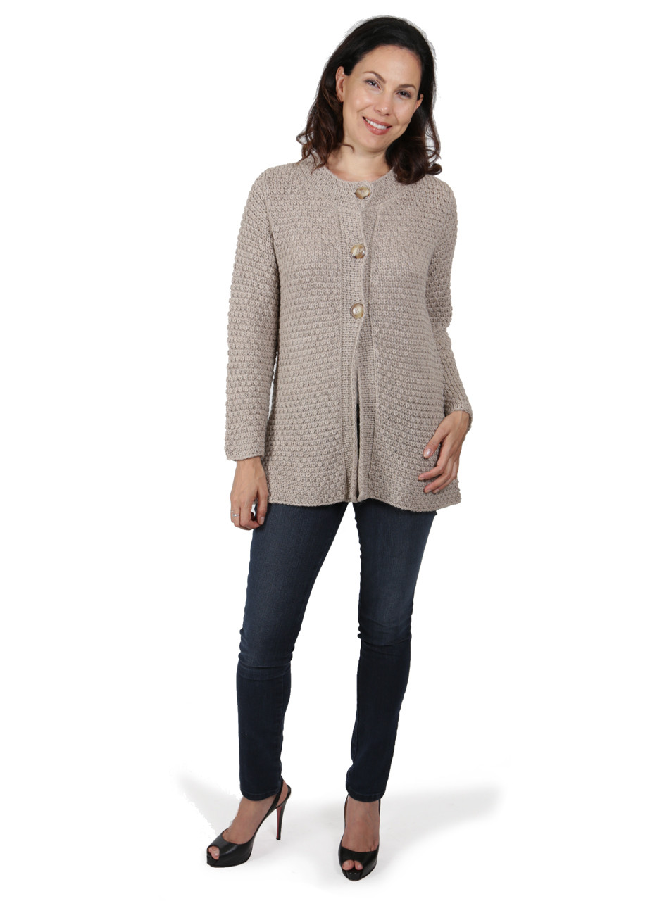 Ladies Alpaca Sweater | Hand Knit A 