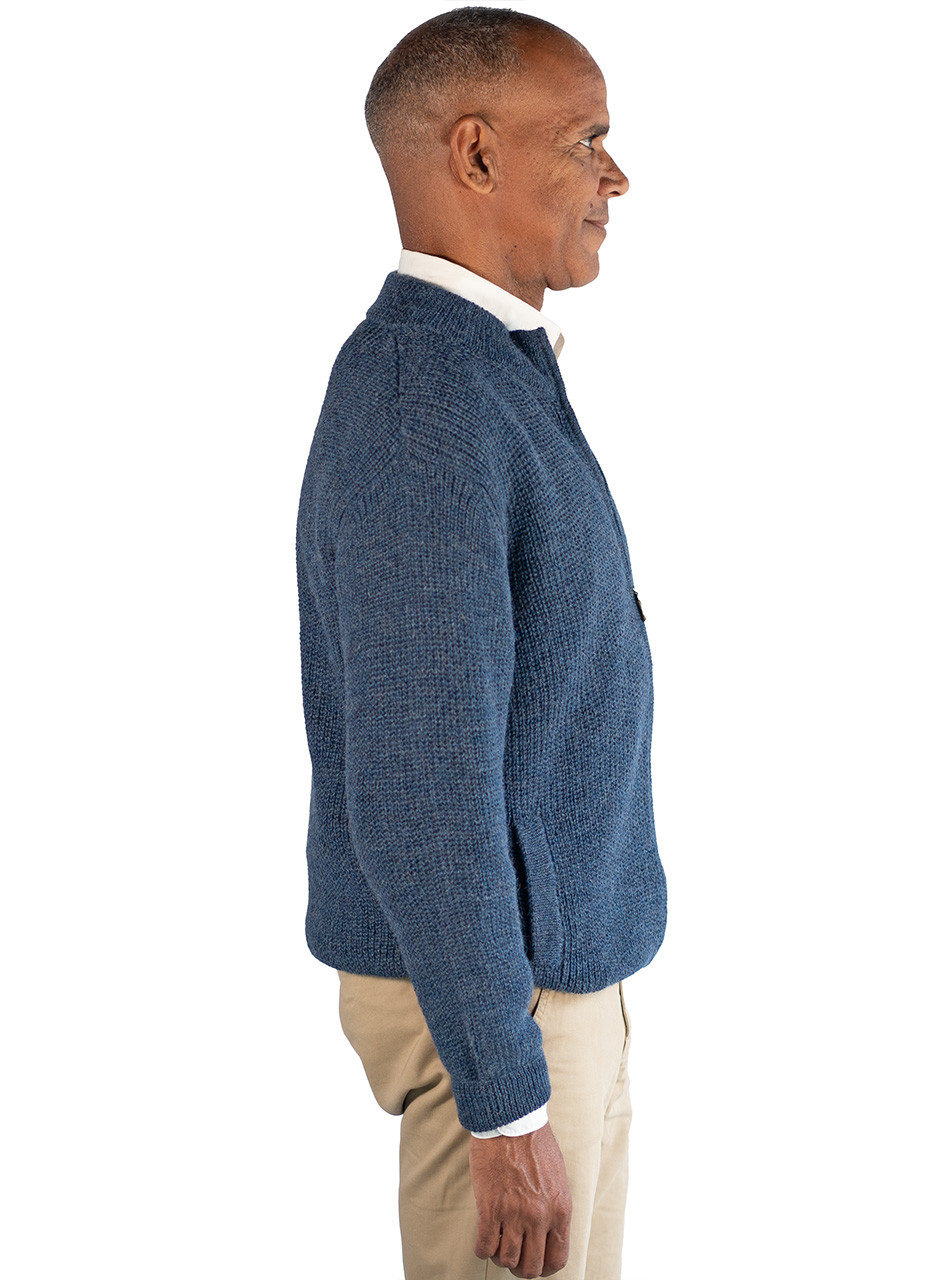 Men's Alpaca Full-Zip Cardigan with Pockets | Sun Valley Alpaca Co