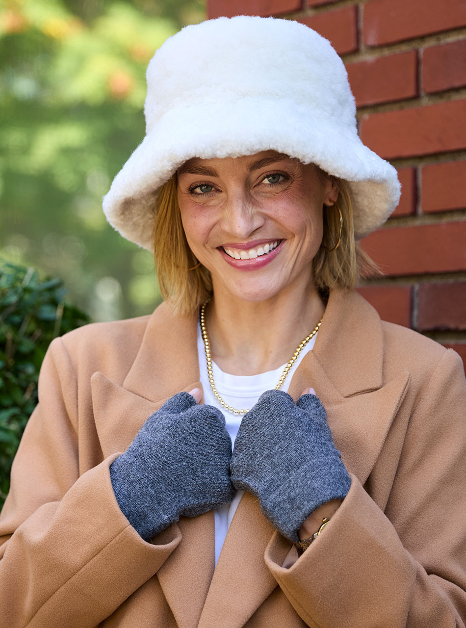 Alpaca Fur Bucket Hat NWOT Alpaca Fur Bucket Hat | Satin-Lined, Handcrafted  main image 2
