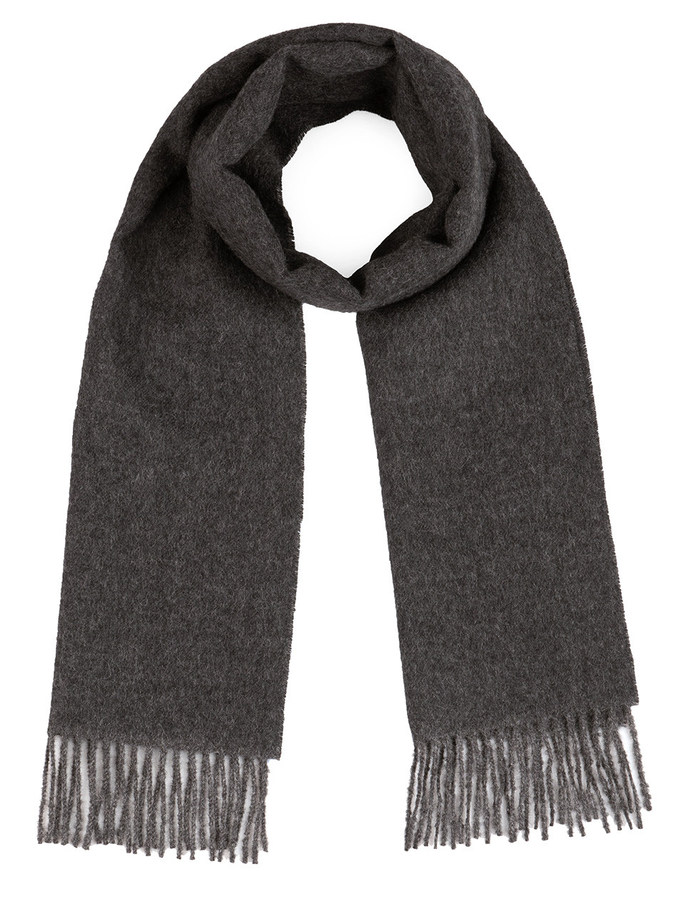 YPL Alpaca Wool Scarf Grey 200 x 70cm - Rén Gifts to China