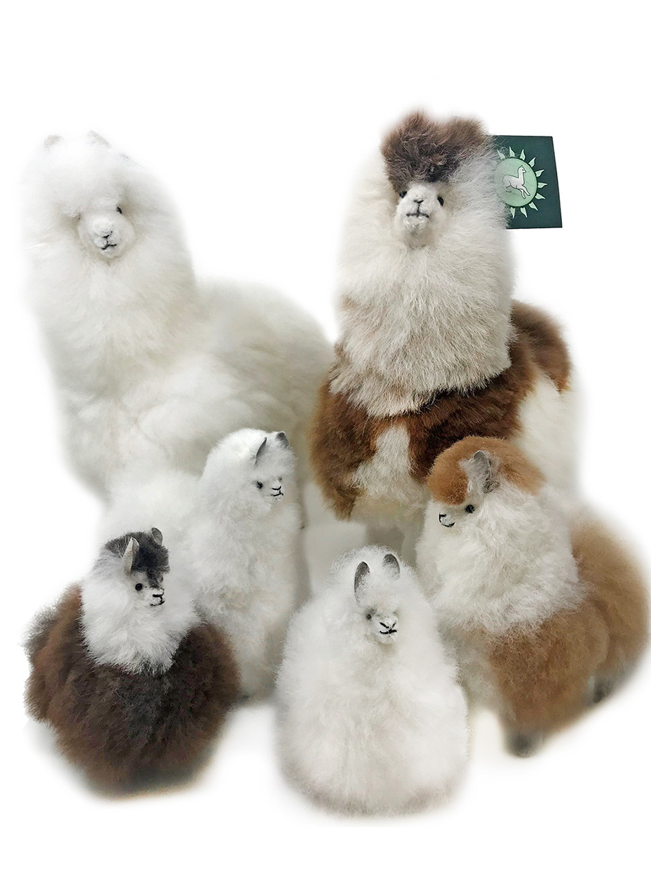 alpaca plush real fur