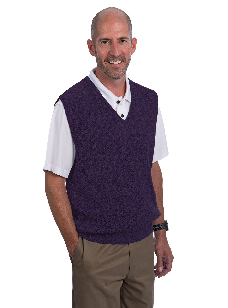 polo and sweater vest