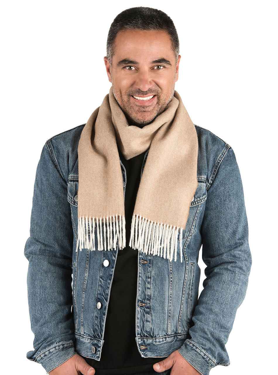 小物 SOFT BRUSHED HERRINGBONE SCARF SOFT BRUSHED HERRINGBONE SCARF