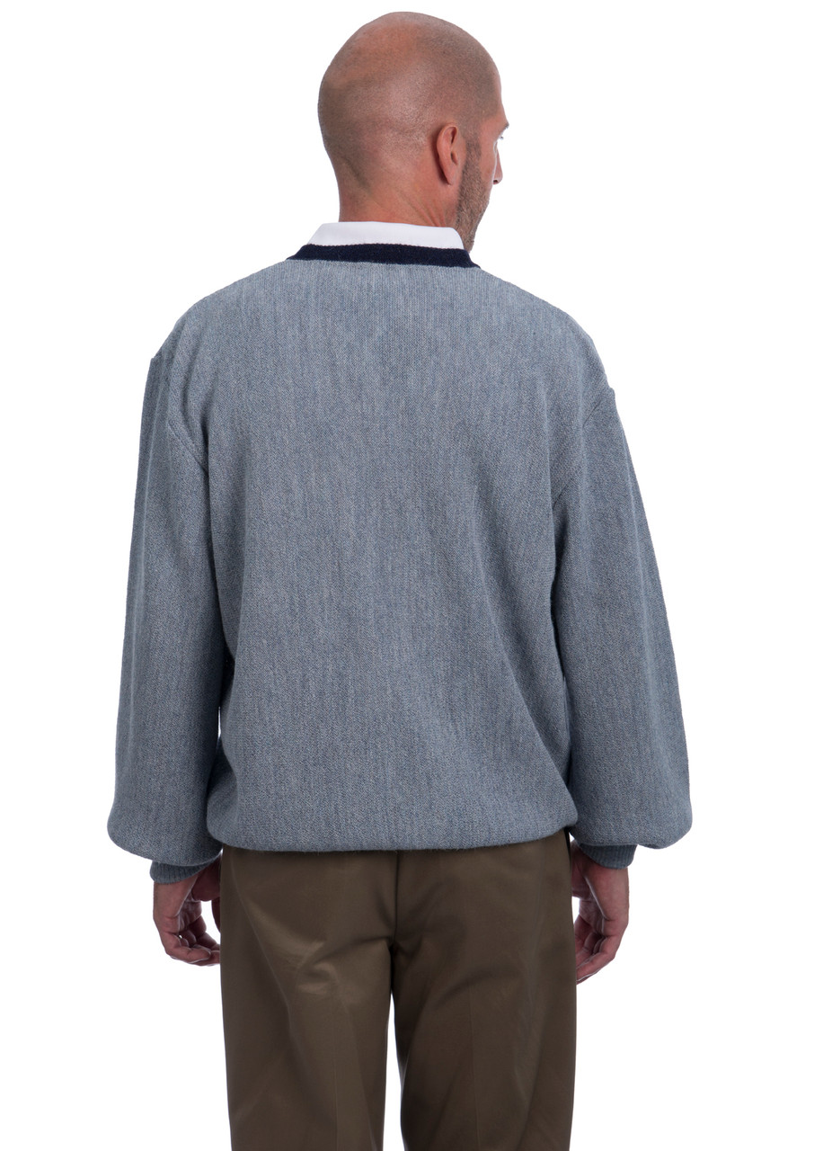 Men's Retro V-Pattern Baby Alpaca Golf Sweater | Sun Valley Alpaca Co
