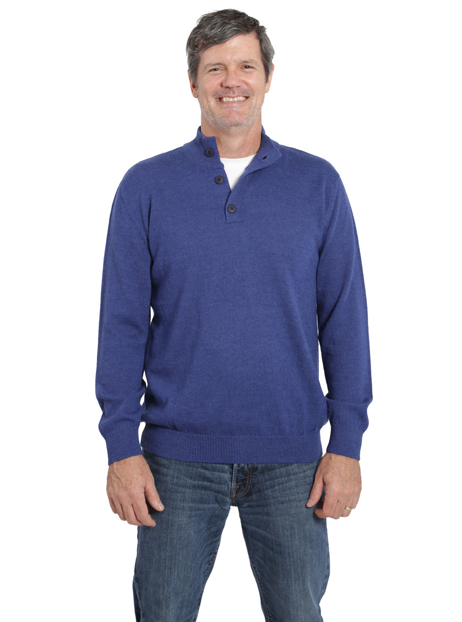 three button sweater