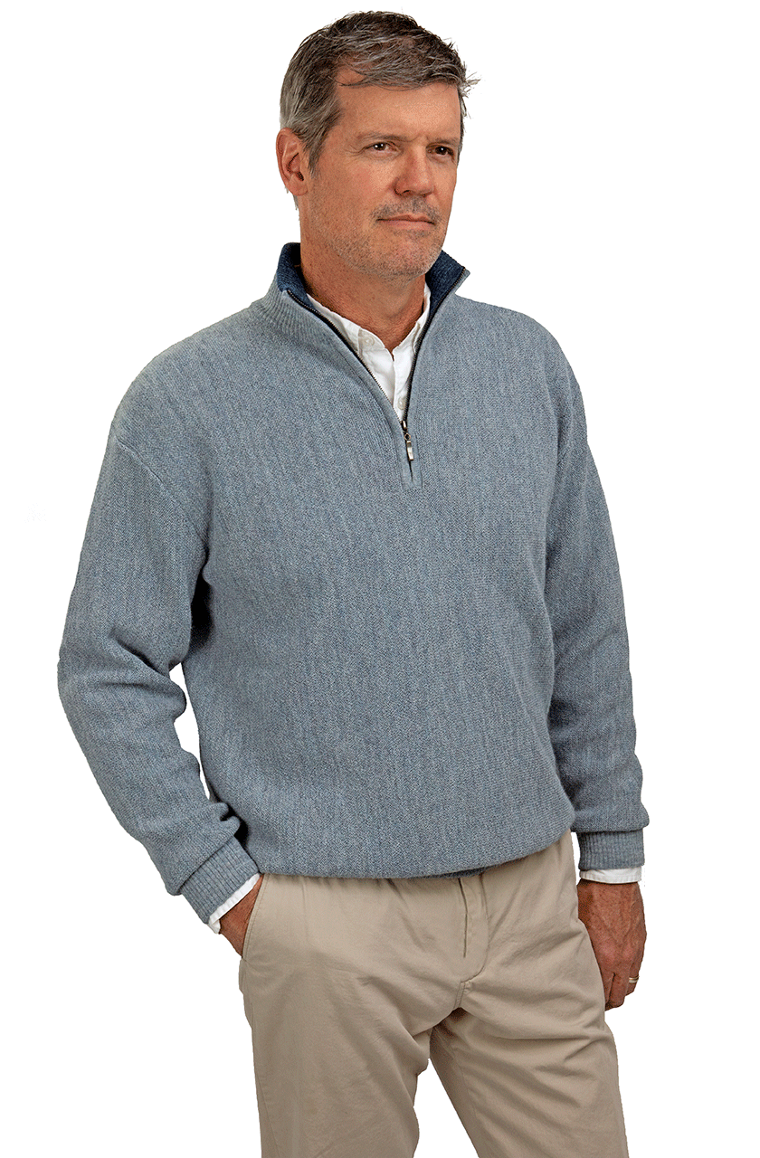 quarter zipper sweater