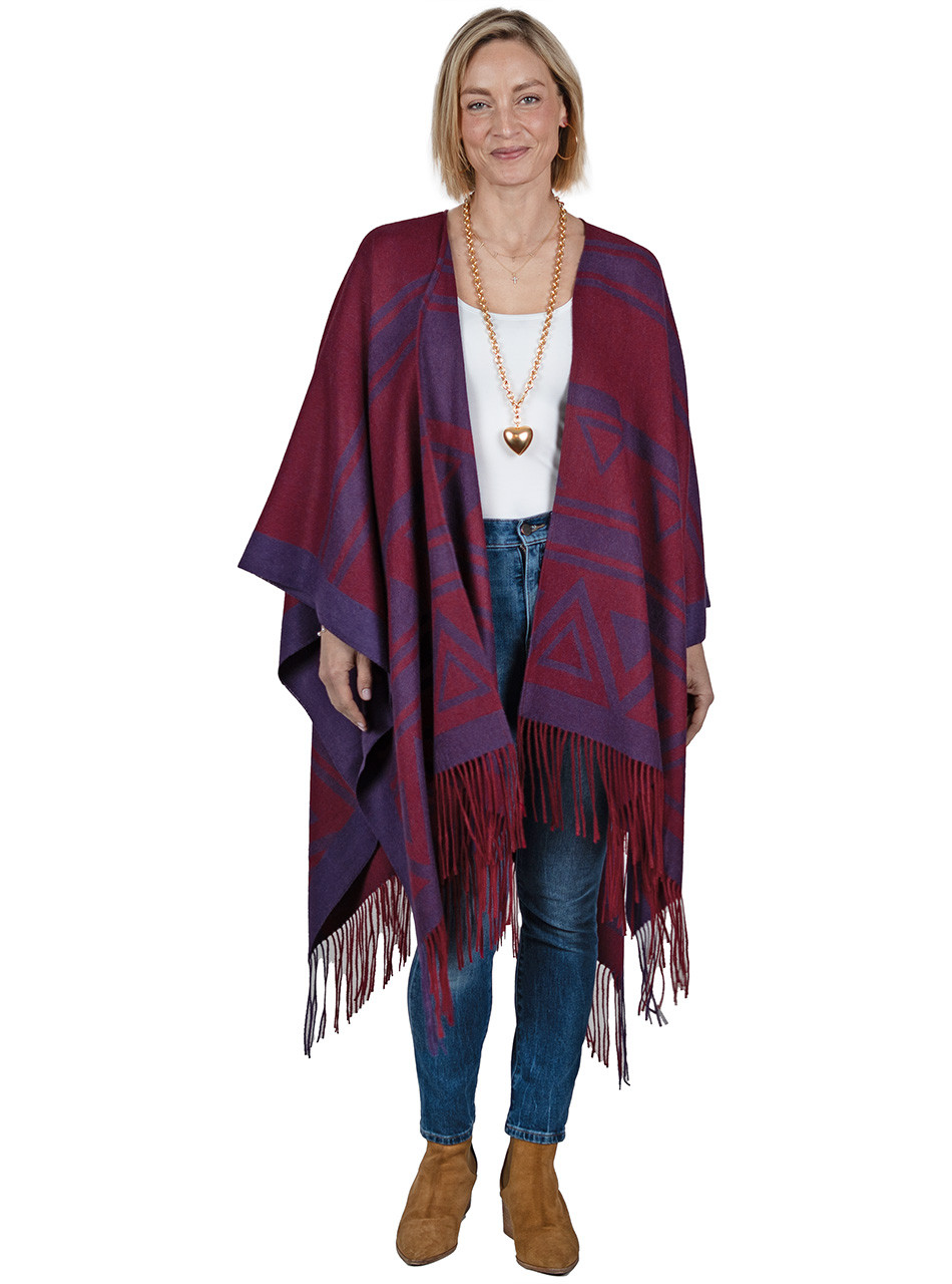 SoCal Alpaca Blanket Wrap – 100% Alpaca Wool Travel Poncho