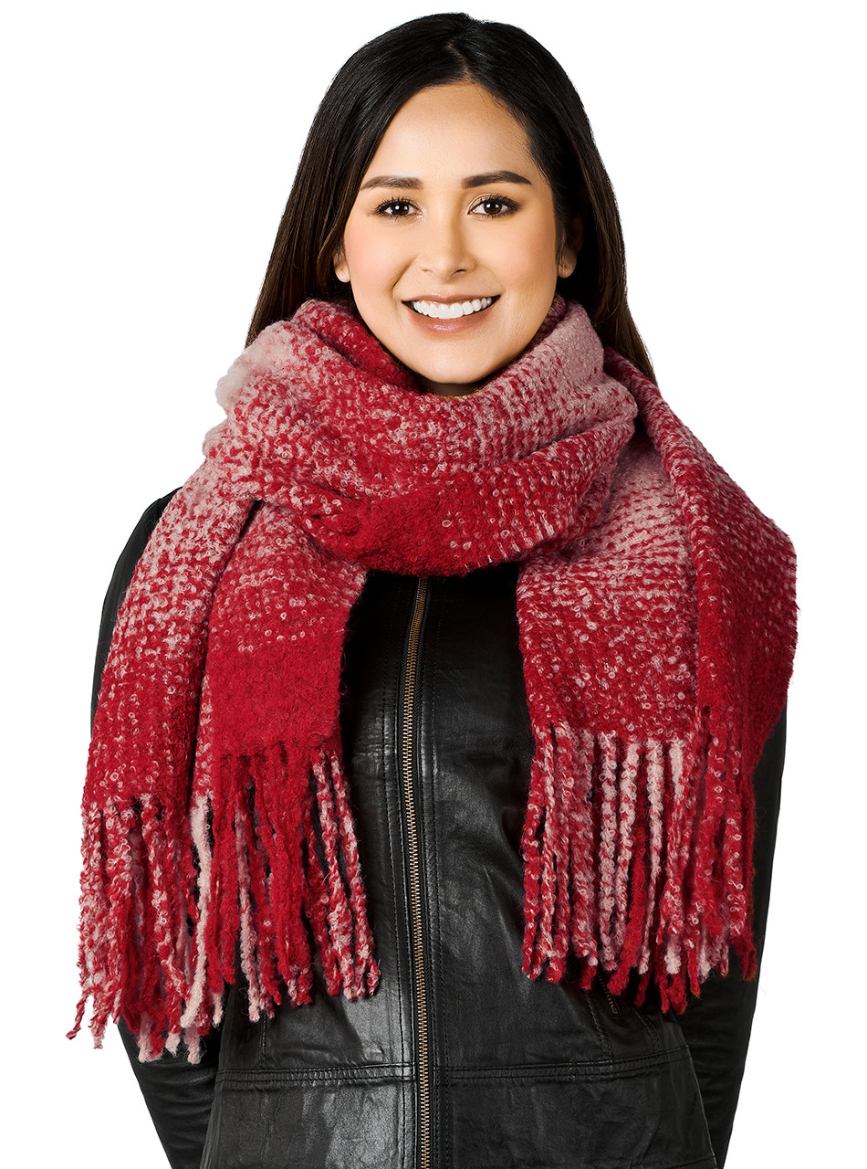 小物 MELT THE LADY large logo scarf Womens Hood Hat Scarf 2 in 1 Hooded Scarf 2024 Winter
